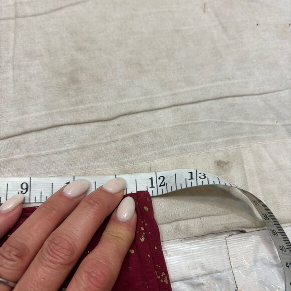 Zyia Active Red Stay Gold Light n Tight Hi-Rise 7/8 Leggings Size 4. - Picture 9 of 14